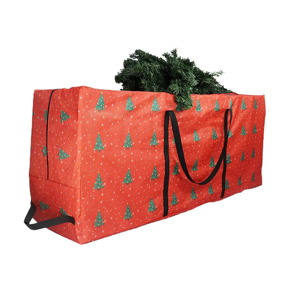 Foldable Storage Bag for Seasonal Decorations – 210D Waterproof Oxford Cloth, Durable and Spacious for Trees, Wreaths, and Garlands - Home Fads