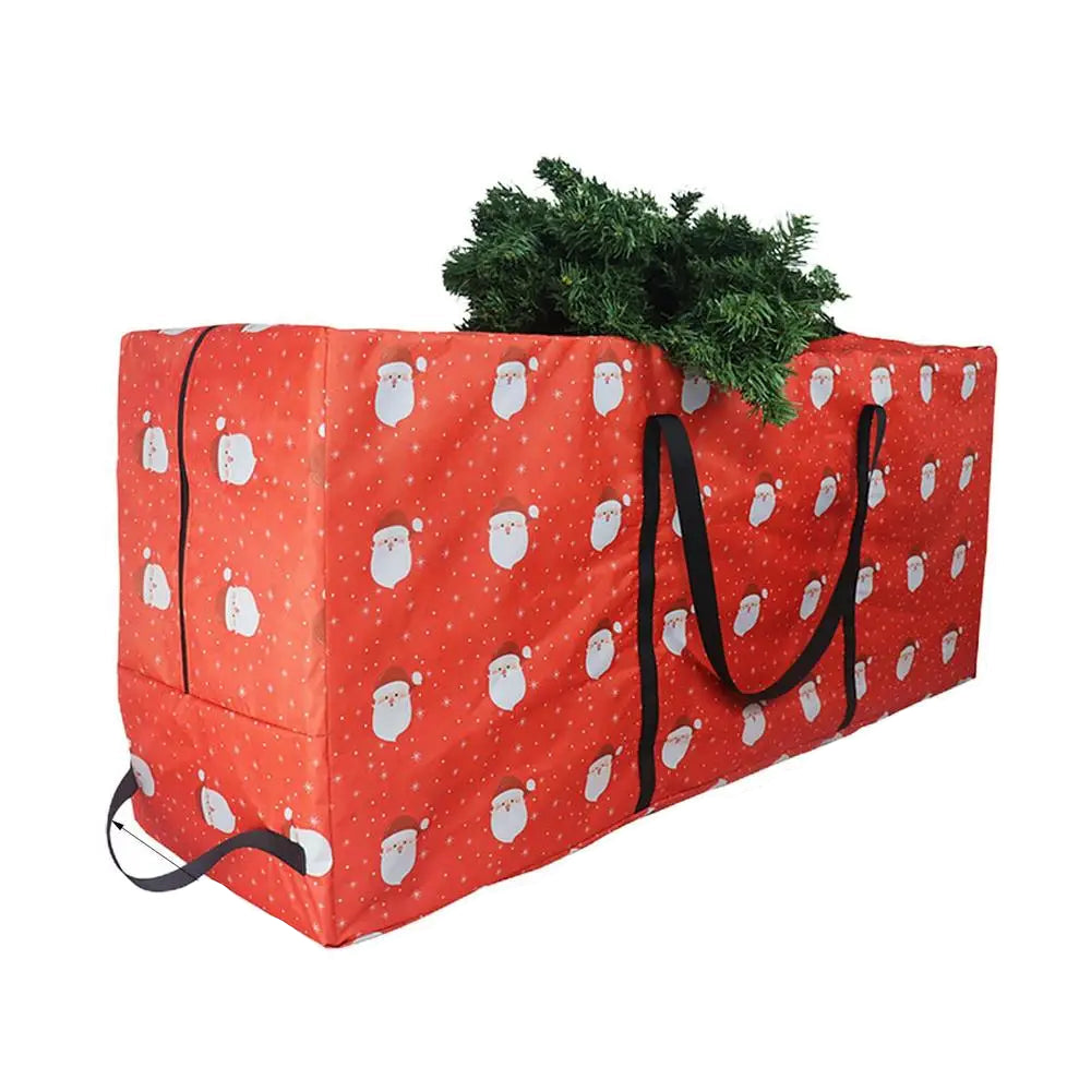Foldable Storage Bag for Seasonal Decorations – 210D Waterproof Oxford Cloth, Durable and Spacious for Trees, Wreaths, and Garlands - Home Fads