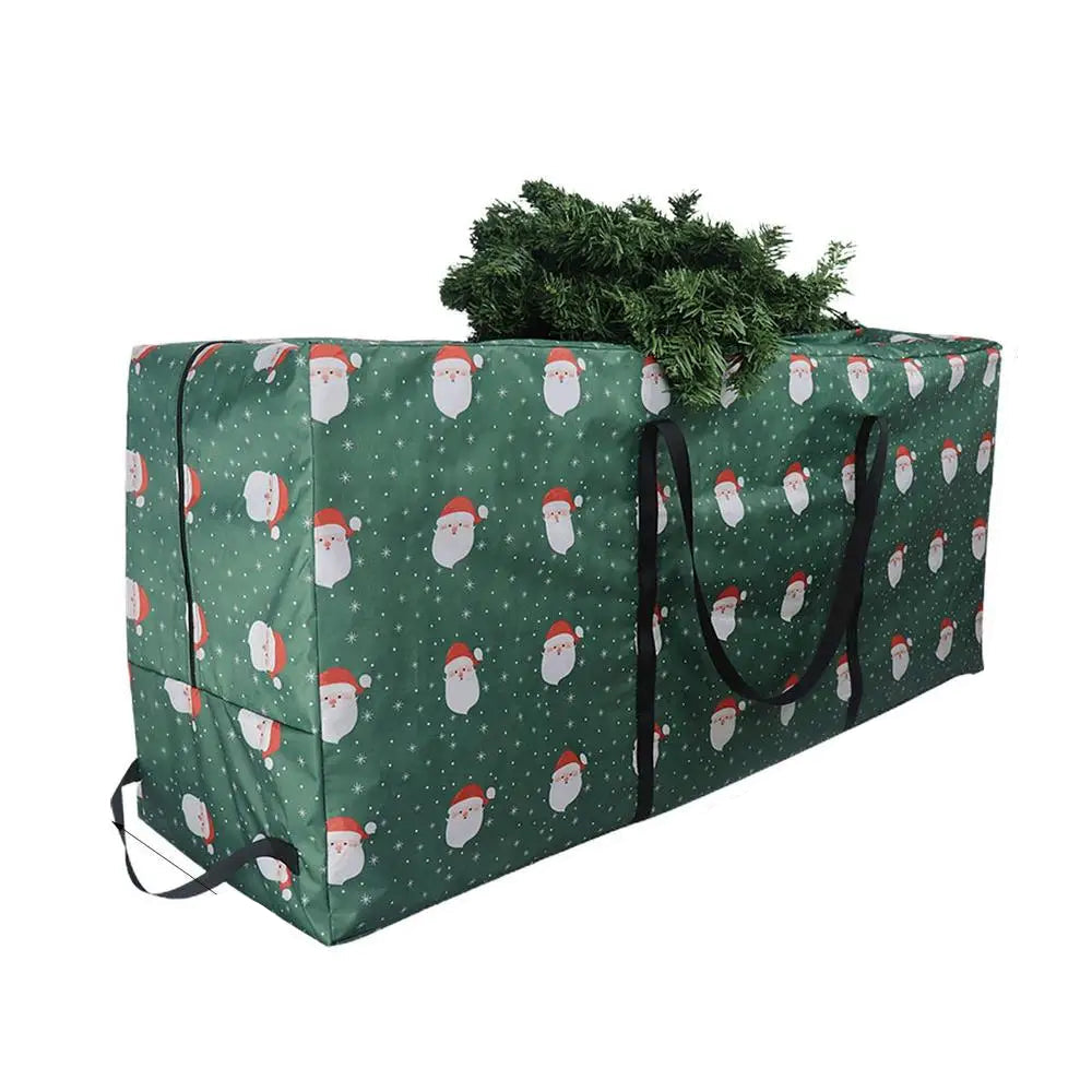 Foldable Storage Bag for Seasonal Decorations – 210D Waterproof Oxford Cloth, Durable and Spacious for Trees, Wreaths, and Garlands - Home Fads