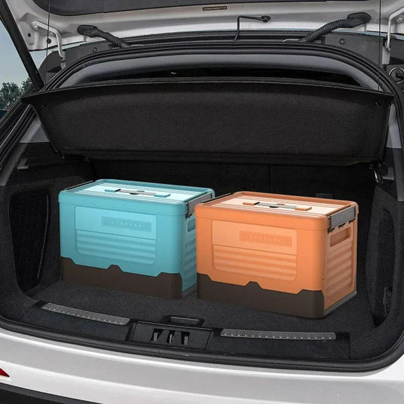 Foldable Storage Box with Lid - Multifunctional Organizer Container for Clothes, Toys and Sundries - Home Fads