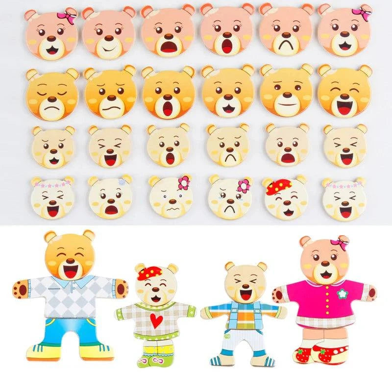 Educational Wooden Pegged Dress-Up Puzzle for Young Children - Home Fads