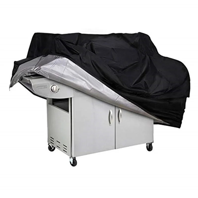 Heavy-Duty Waterproof BBQ Grill Cover – UV-Resistant, Dustproof, All-Weather Outdoor Protection for Gas, Charcoal & Electric Grills – Available in 5 Sizes, Black - Home Fads