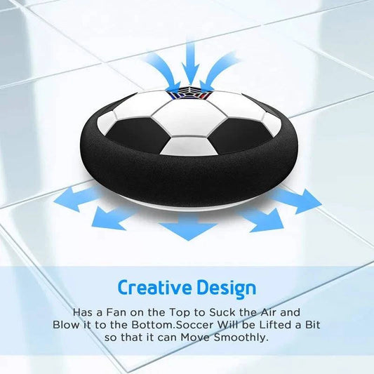 Hover Soccer Ball Toy for Kids - Electric Floating Football with LED Lights and Music for Indoor and Outdoor Play - Home Fads