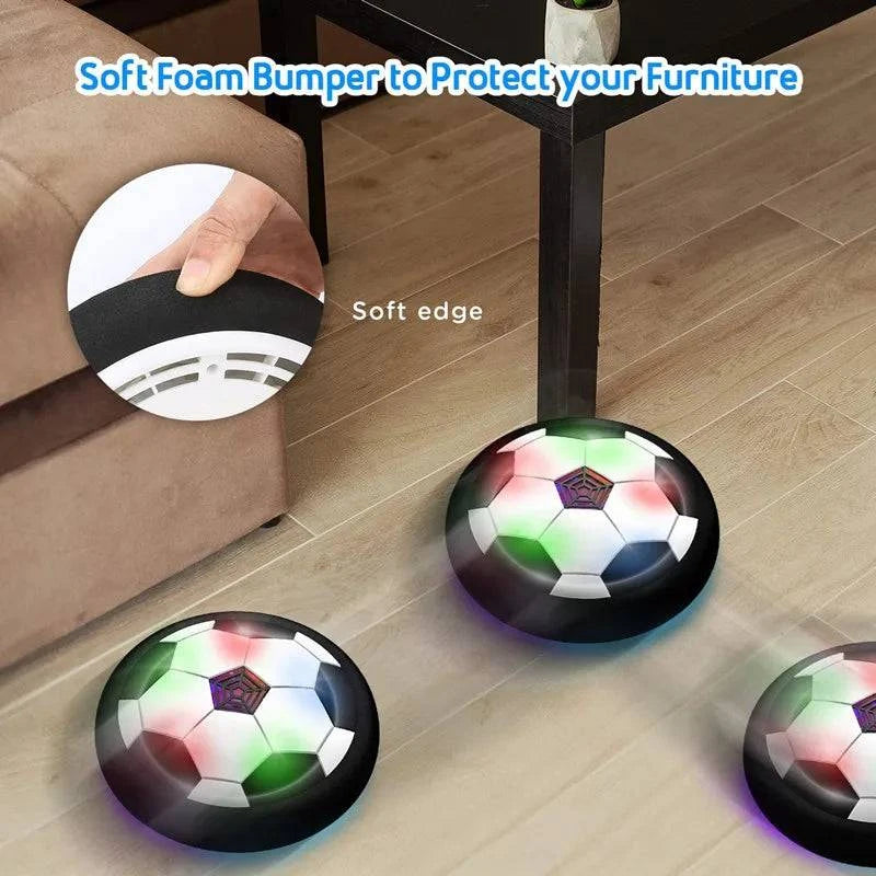 Hover Soccer Ball Toy for Kids - Electric Floating Football with LED Lights and Music for Indoor and Outdoor Play - Home Fads