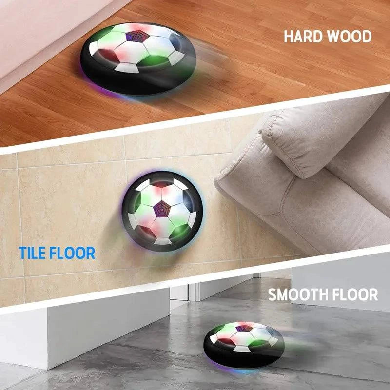 Hover Soccer Ball Toy for Kids - Electric Floating Football with LED Lights and Music for Indoor and Outdoor Play - Home Fads