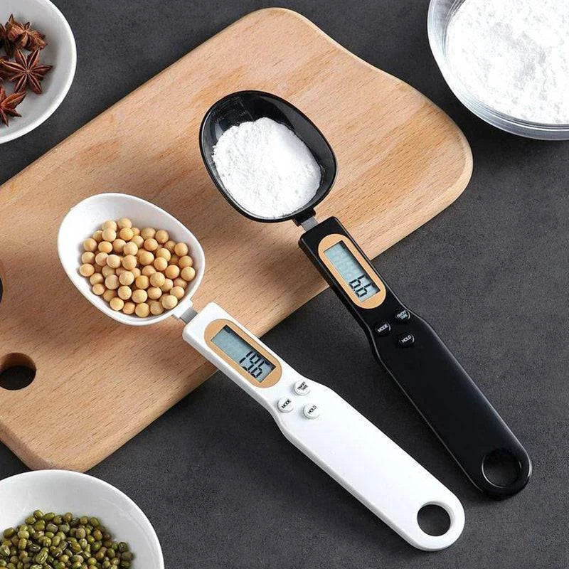 LCD Digital Spoon Scale - Precision Kitchen Measuring Tool for Grams and Ounces (g/oz) - Home Fads