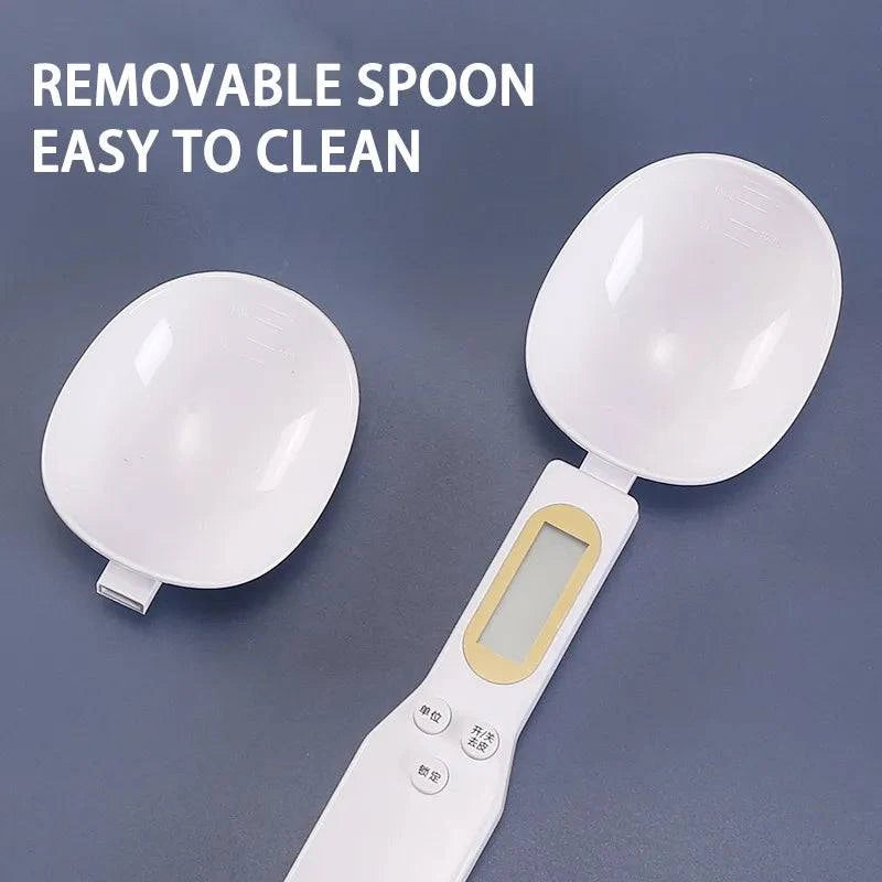 LCD Digital Spoon Scale - Precision Kitchen Measuring Tool for Grams and Ounces (g/oz) - Home Fads