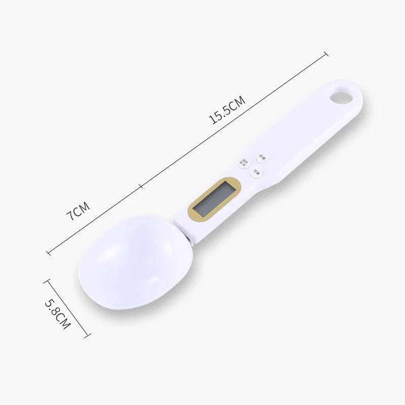 LCD Digital Spoon Scale - Precision Kitchen Measuring Tool for Grams and Ounces (g/oz) - Home Fads
