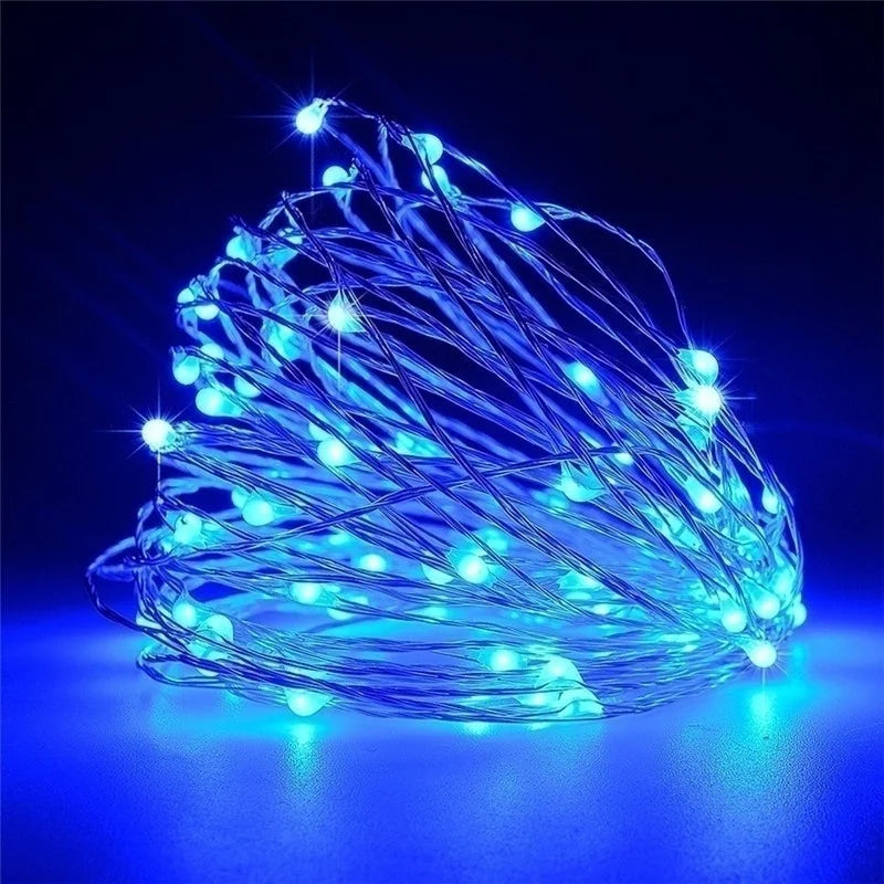 LED String Lights – USB/Battery Powered Copper/Silver Wire – Waterproof Fairy Lights for Holidays, Weddings & Parties (1M, 2M, 3M, 5M, 10M, 20M) - Home Fads