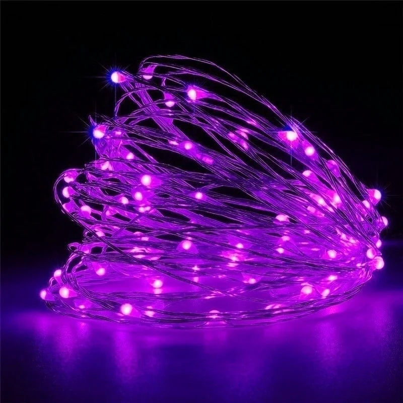LED String Lights – USB/Battery Powered Copper/Silver Wire – Waterproof Fairy Lights for Holidays, Weddings & Parties (1M, 2M, 3M, 5M, 10M, 20M) - Home Fads