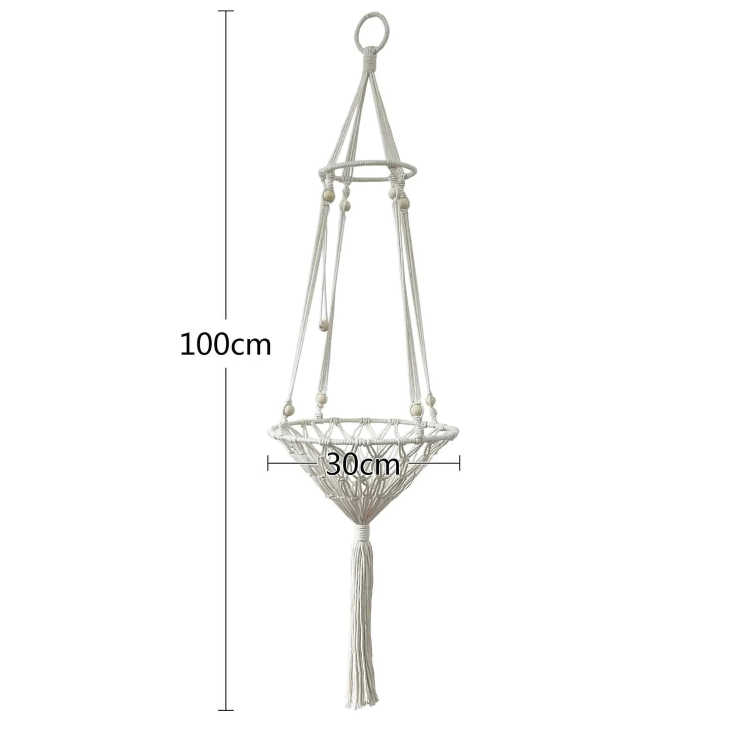 Large Macrame Cat Hammock - Handwoven Hanging Swing Bed for Cats and Small Dogs - Premium Cotton Pet Accessories - Home Fads