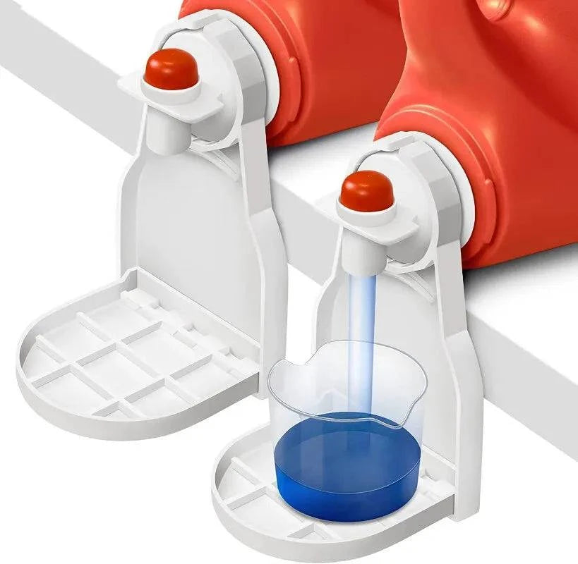 Laundry Detergent Cup Holder Set - Universal Organizer for Soap, Fabric Softener, and Drip Tray - Home Fads
