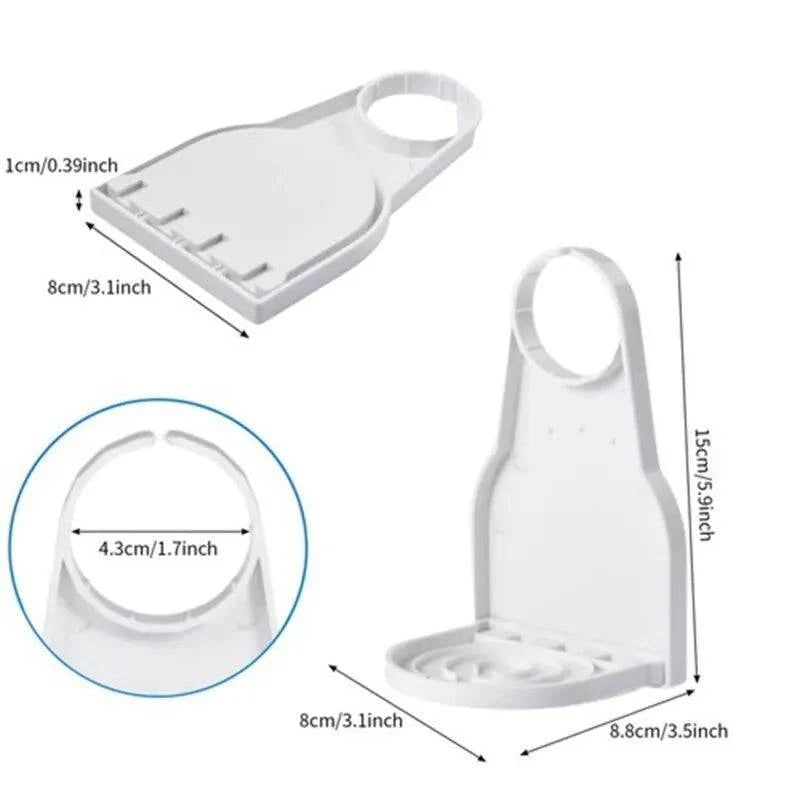 Laundry Detergent Cup Holder Set - Universal Organizer for Soap, Fabric Softener, and Drip Tray - Home Fads