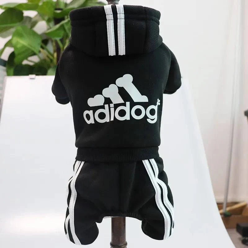 Luxury Adidog Pet Sweater for Small to Medium Dogs - Warm Four-Legged Winter Clothes - Home Fads