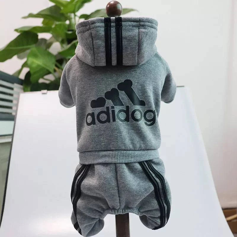 Luxury Adidog Pet Sweater for Small to Medium Dogs - Warm Four-Legged Winter Clothes - Home Fads