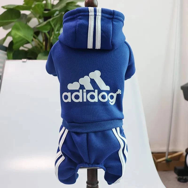 Luxury Adidog Pet Sweater for Small to Medium Dogs - Warm Four-Legged Winter Clothes - Home Fads