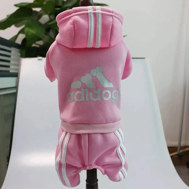 Luxury Adidog Pet Sweater for Small to Medium Dogs - Warm Four-Legged Winter Clothes - Home Fads