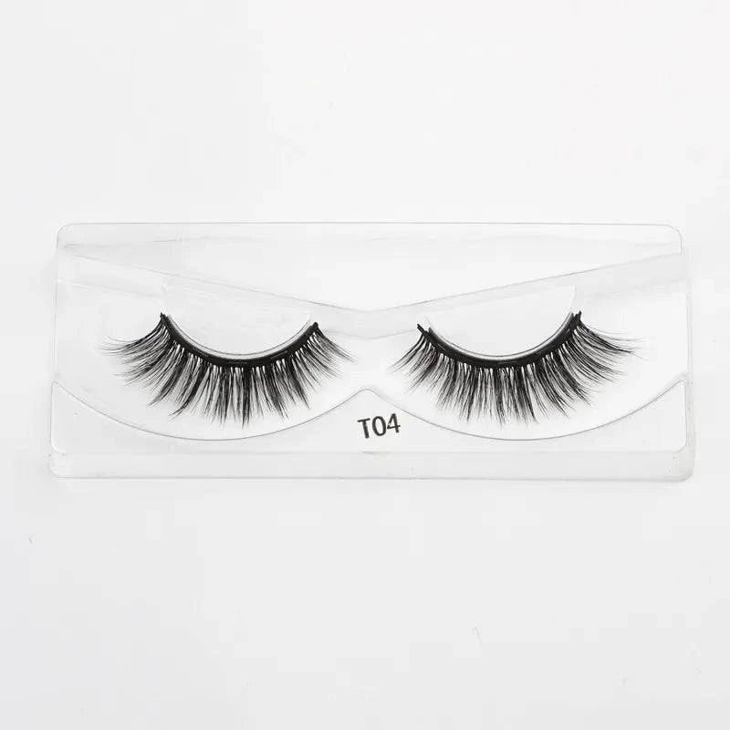Magnetic Eyelashes Set - 1/2/3/4 Pairs with Waterproof Liquid Eyeliner, Tweezer, and Reusable Design - Home Fads
