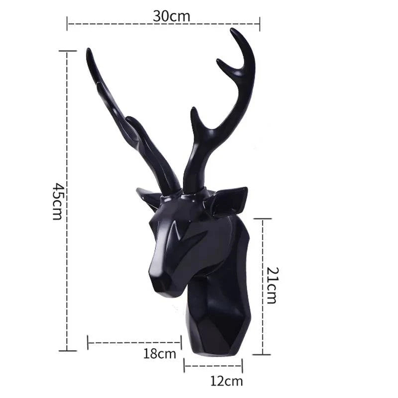 Modern Nordic Deer Head Wall Décor - Home Fads
