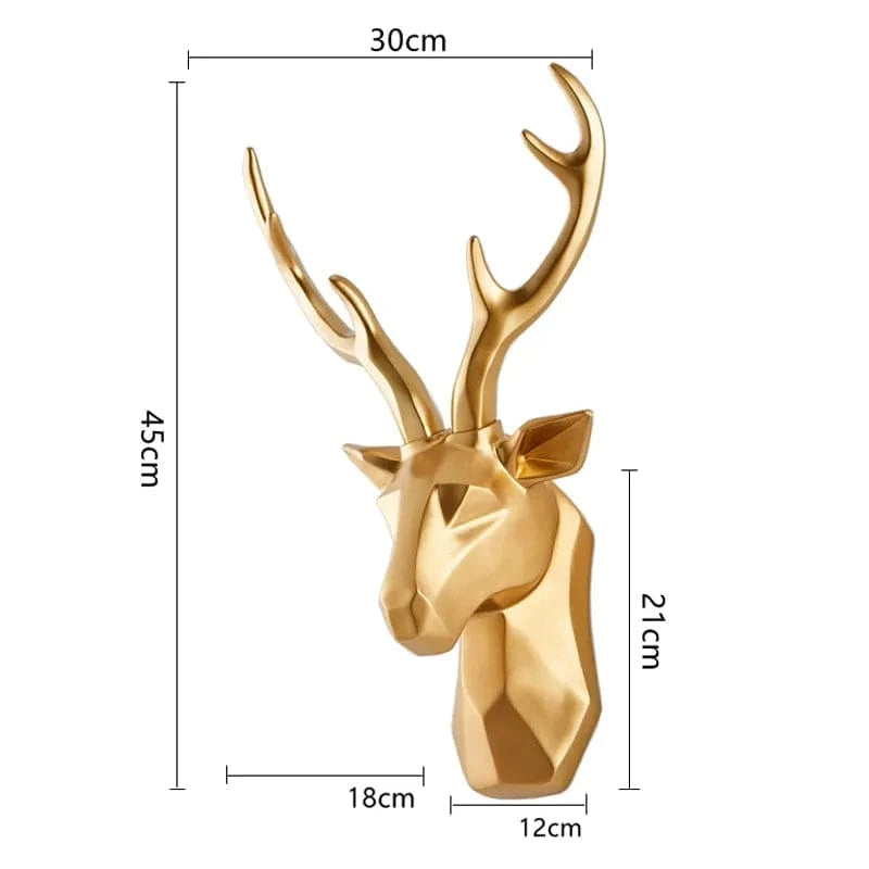 Modern Nordic Deer Head Wall Décor - Home Fads