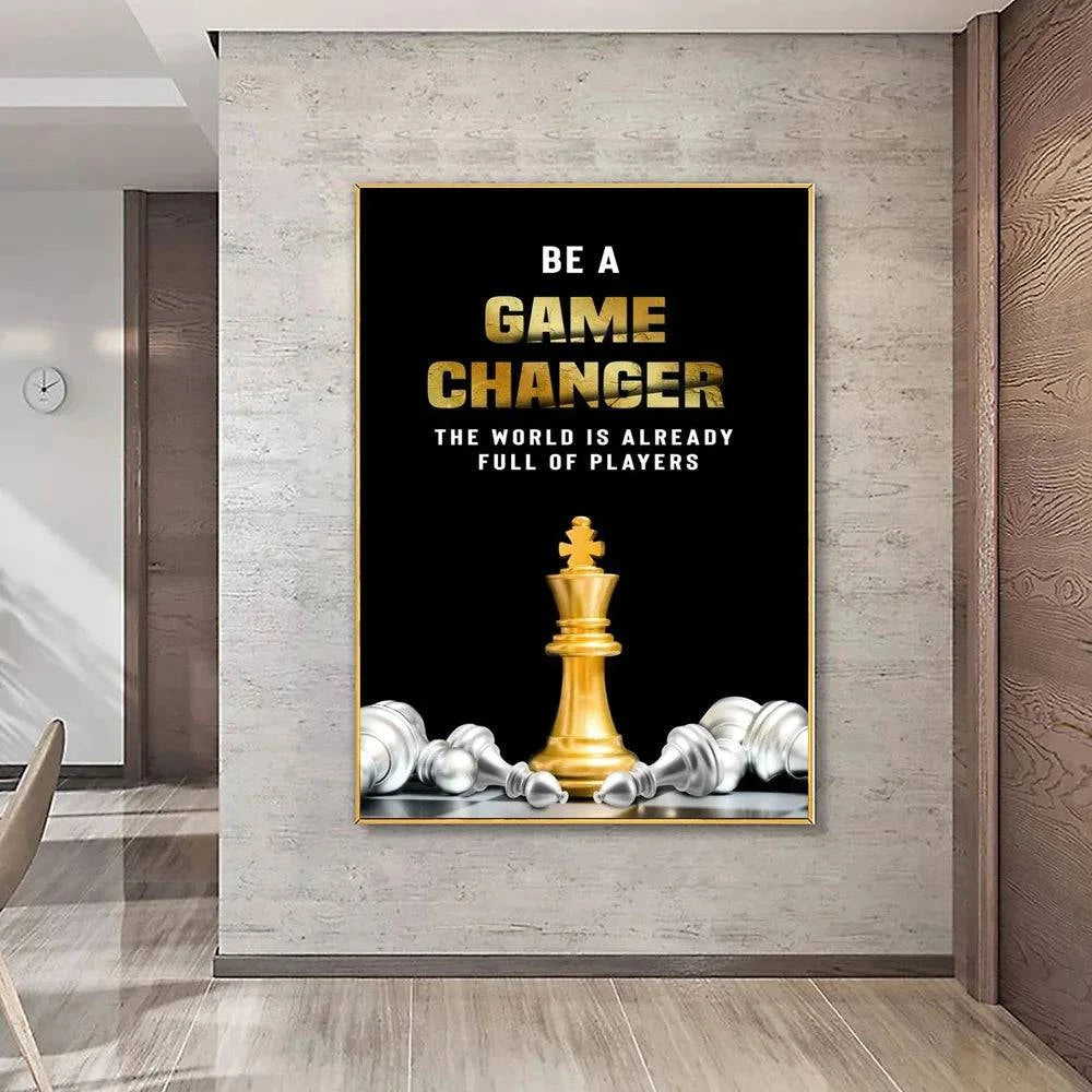 Motivational Life Quote Canvas - Modern Decor Wall Art - Home Fads