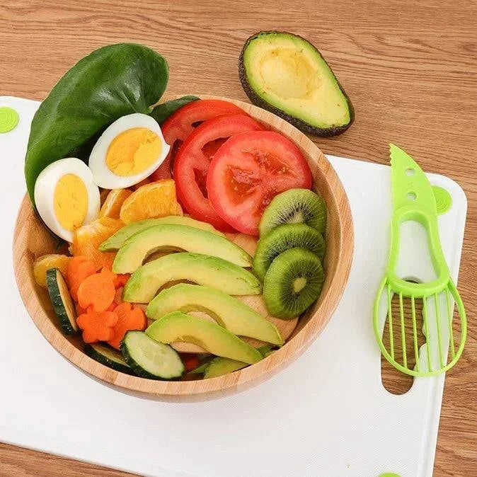 Multi-Function Avocado Cutter, Corer and Fruit Slicer - Kitchen Tool for Shea Coring, Butter Slicing, and More - Home Fads