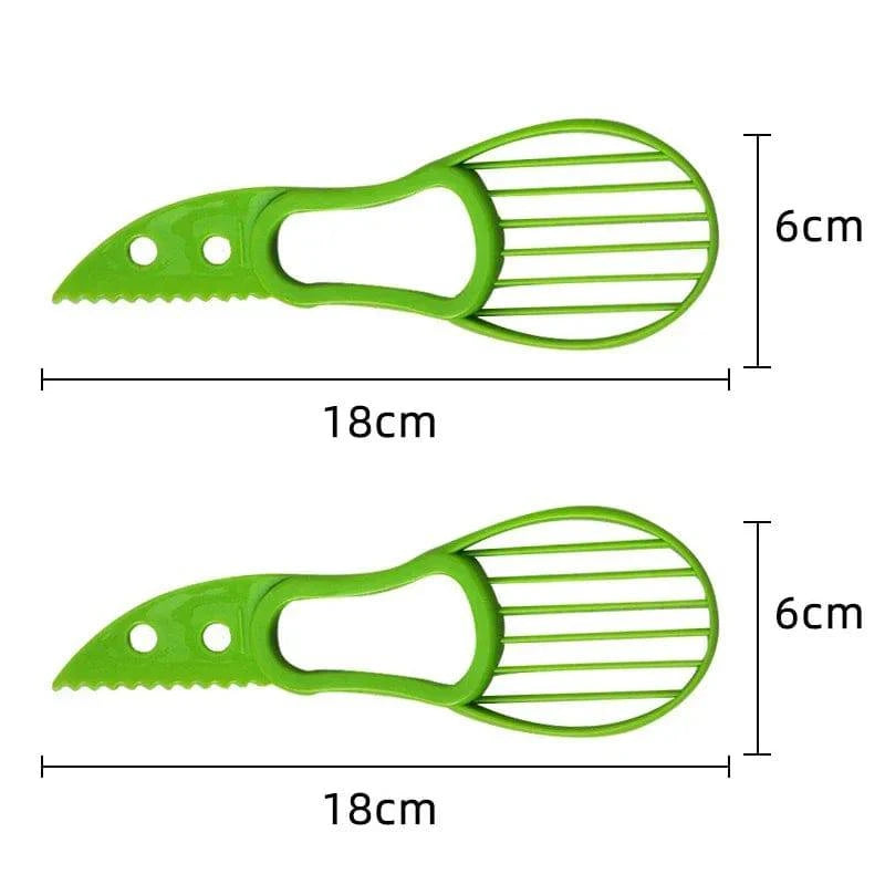 Multi-Function Avocado Cutter, Corer and Fruit Slicer - Kitchen Tool for Shea Coring, Butter Slicing, and More - Home Fads