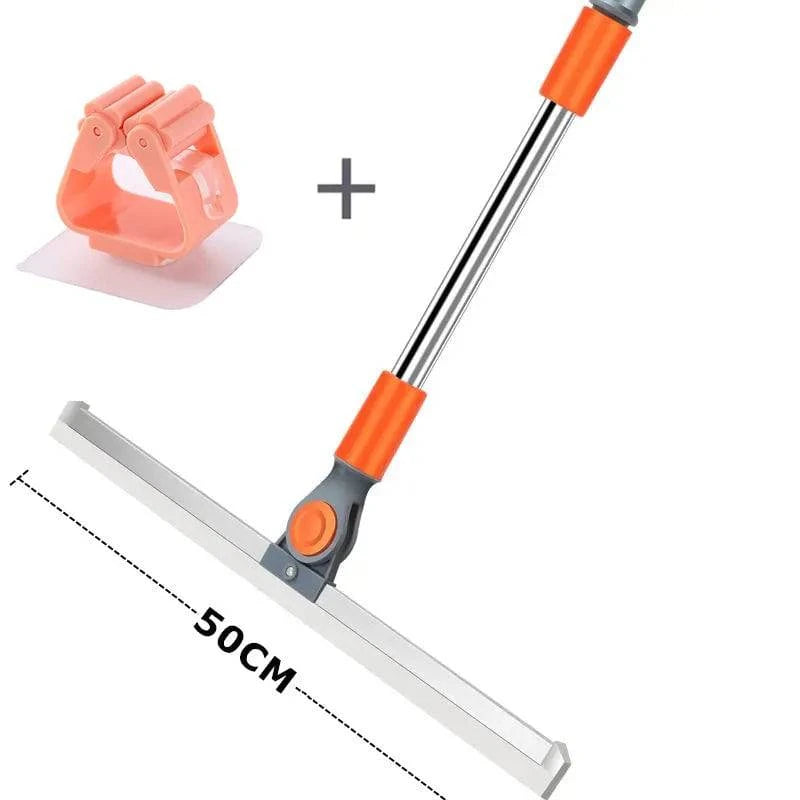 Multifunctional Long Handle Cleaning Floor Wiper with Silicone Bristles - Household Window Glass Squeegee Strip - Home Fads