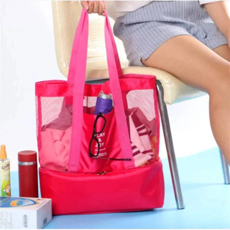 New Thermal Insulation Shoulder Bag - Handy Lunch Tote for Picnics and Beach Trips - Home Fads
