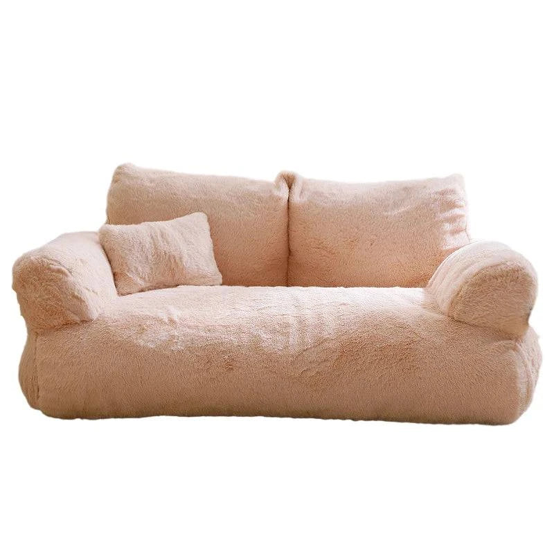 Opulent Plush Non-Slip Washable Sofa Bed for Dogs and Cats - Soft and Luxurious Pet Furniture - Home Fads