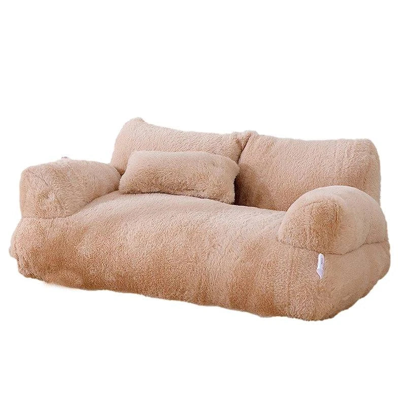Opulent Plush Non-Slip Washable Sofa Bed for Dogs and Cats - Soft and Luxurious Pet Furniture - Home Fads