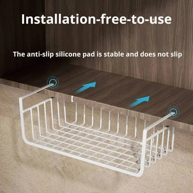 Organizer Storage Rack - Space-Saving Solution for Kitchen and Wardrobe - Home Fads