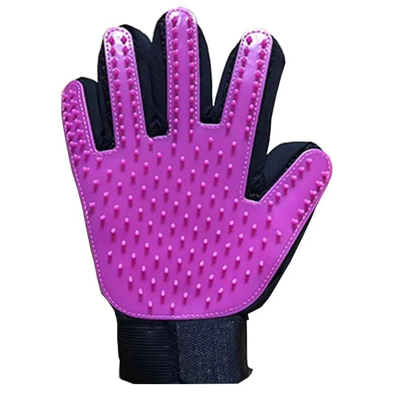 Pet Grooming Gloves - Effective Hair Removal, Massage, and Cleaning for Cats and Dogs - Home Fads