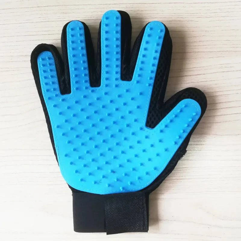 Pet Grooming Gloves - Effective Hair Removal, Massage, and Cleaning for Cats and Dogs - Home Fads