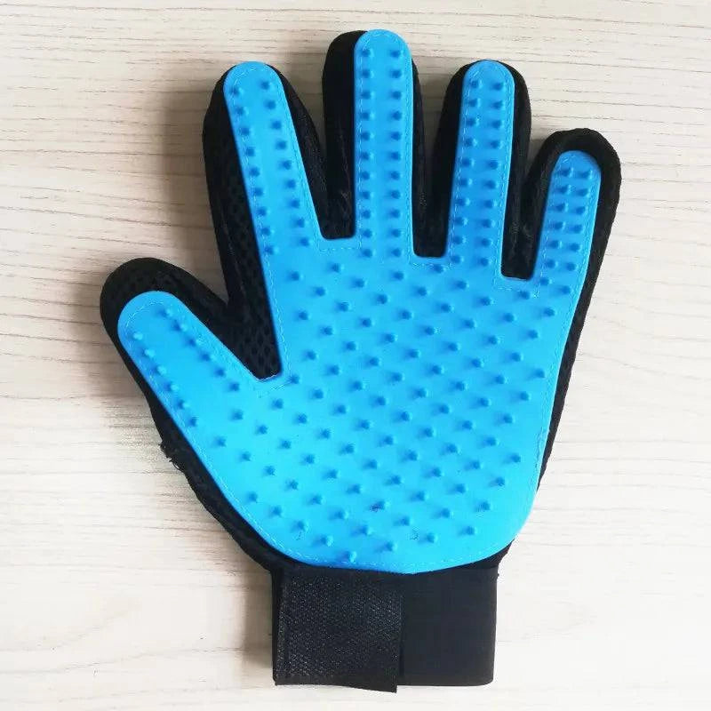 Pet Grooming Gloves - Effective Hair Removal, Massage, and Cleaning for Cats and Dogs - Home Fads