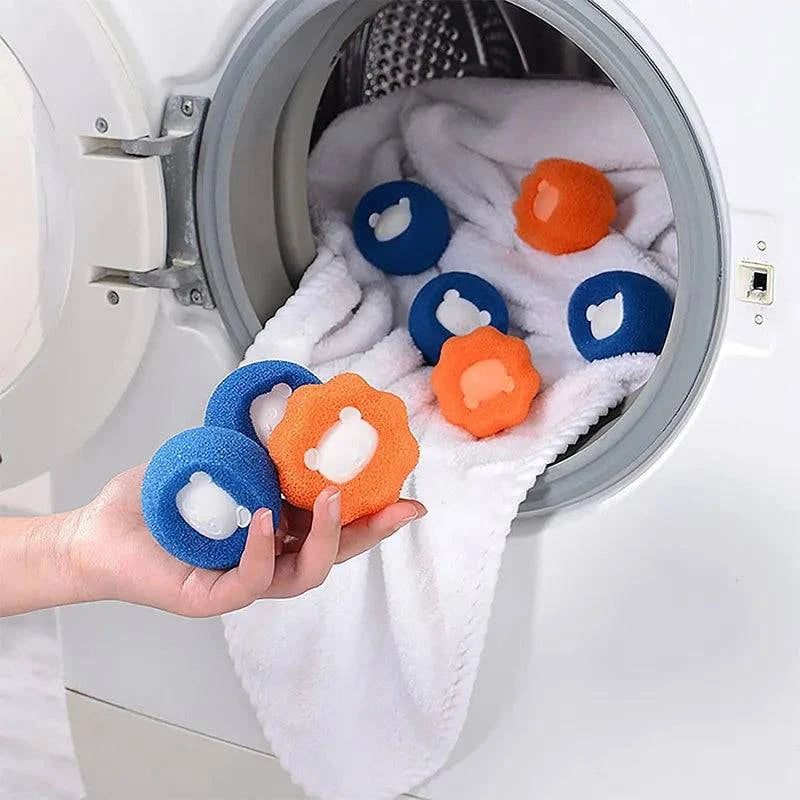 Pet Hair and Lint Remover Solution: Reusable Laundry Filter Ball for Washing Machines - Home Fads