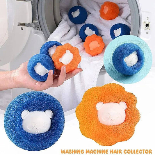 Pet Hair and Lint Remover Solution: Reusable Laundry Filter Ball for Washing Machines - Home Fads