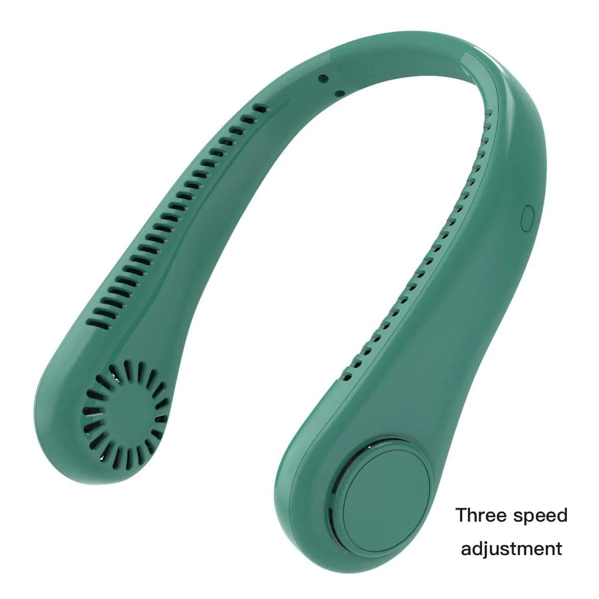 Portable Bladeless Neckband Fan with Digital Display - USB Rechargeable - Home Fads