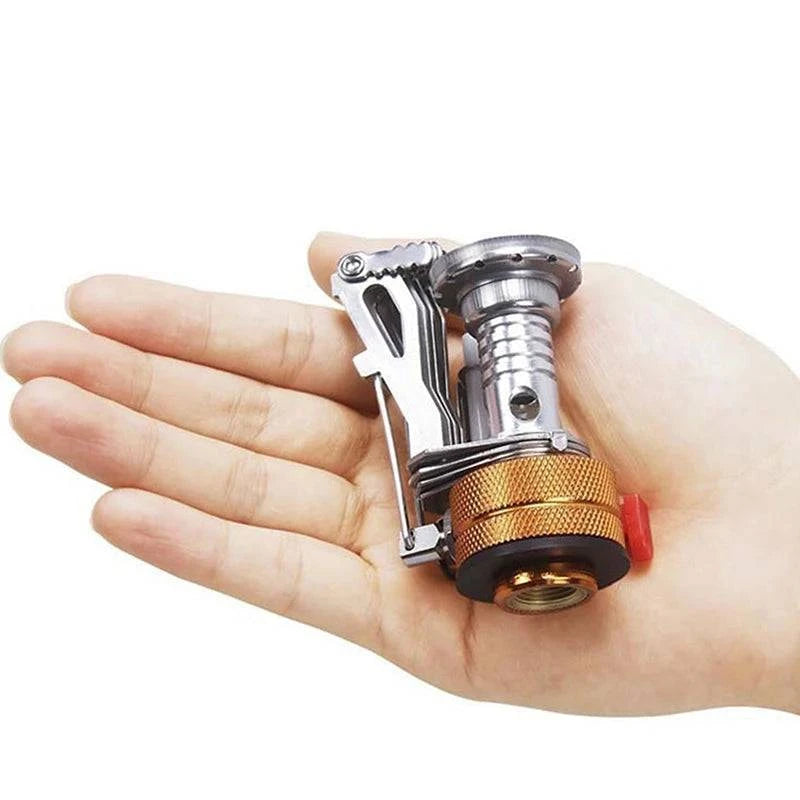 Portable Outdoor Camping Gas Cooker - Lightweight Aluminum Alloy Camp Stove for Picnic Cooking and Survival - Home Fads