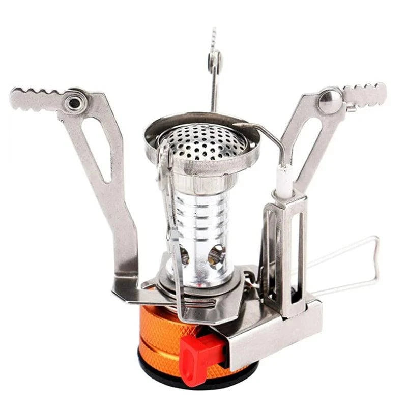 Portable Outdoor Camping Gas Cooker - Lightweight Aluminum Alloy Camp Stove for Picnic Cooking and Survival - Home Fads