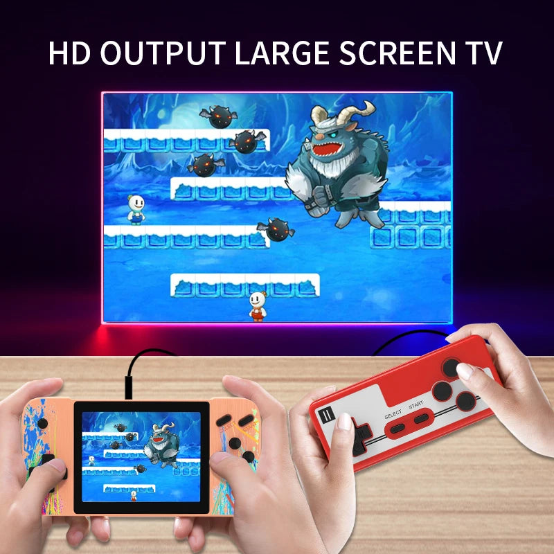 Portable Retro Handheld Gaming Console – 800 Classic Games, 3.5” HD Color Screen, 1080×680 Resolution - Home Fads