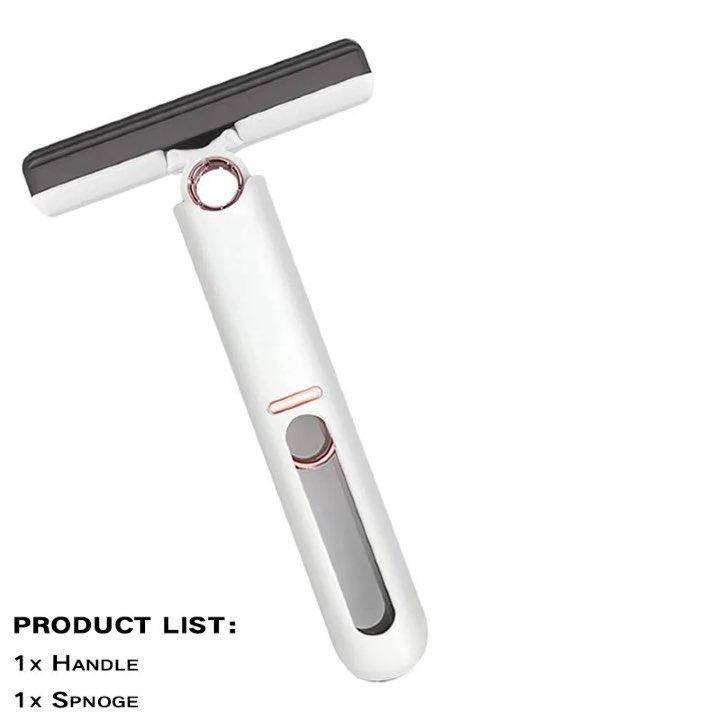 Portable Self-Squeeze Mini Mop with Powerful Absorbency - Ideal for Bathroom, Kitchen, and Car Cleaning - Home Fads