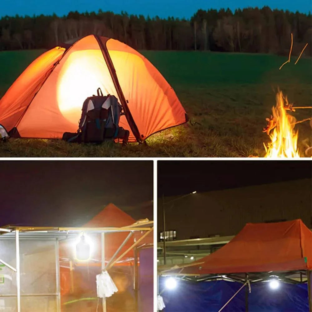 Portable Waterproof LED Camping Bulb - USB Rechargeable Emergency Light for Indoor and Outdoor Activities - Home Fads