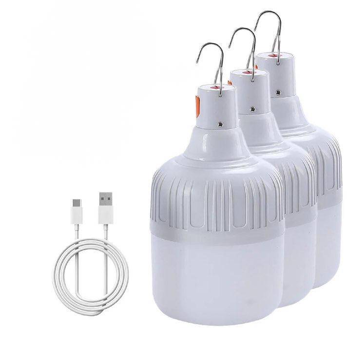 Portable Waterproof LED Camping Bulb - USB Rechargeable Emergency Light for Indoor and Outdoor Activities - Home Fads