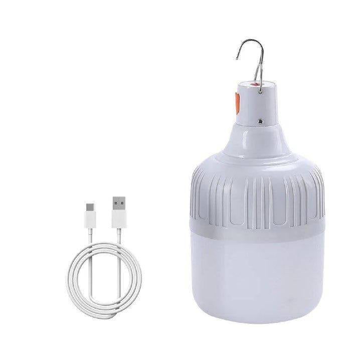 Portable Waterproof LED Camping Bulb - USB Rechargeable Emergency Light for Indoor and Outdoor Activities - Home Fads