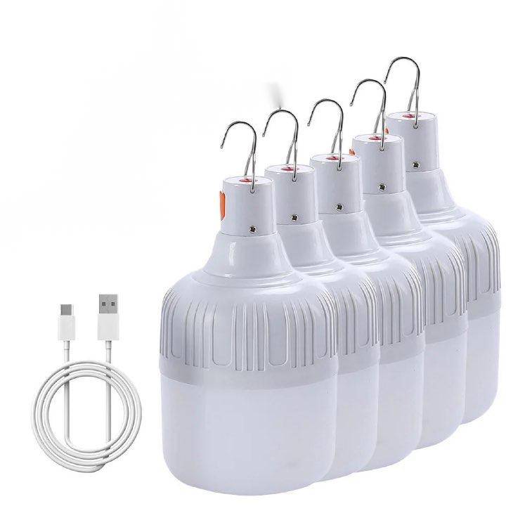 Portable Waterproof LED Camping Bulb - USB Rechargeable Emergency Light for Indoor and Outdoor Activities - Home Fads