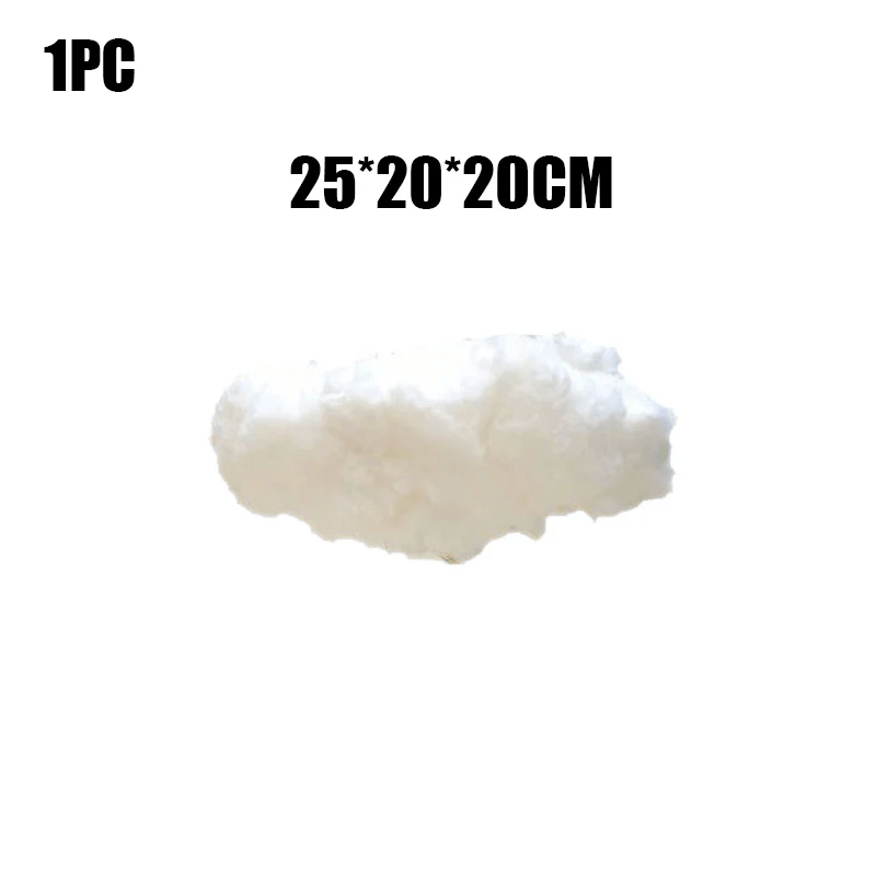 Premium Artificial White Cotton Cloud Wedding Background Decor Props - Ideal for Christmas, Birthday Parties, and Living Room DIY Hanging Decor - Home Fads