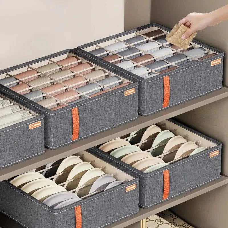 Premium Cloth Drawer Organizer for Wardrobe - Underwear, Socks, and Clothing Storage Box - Home Fads