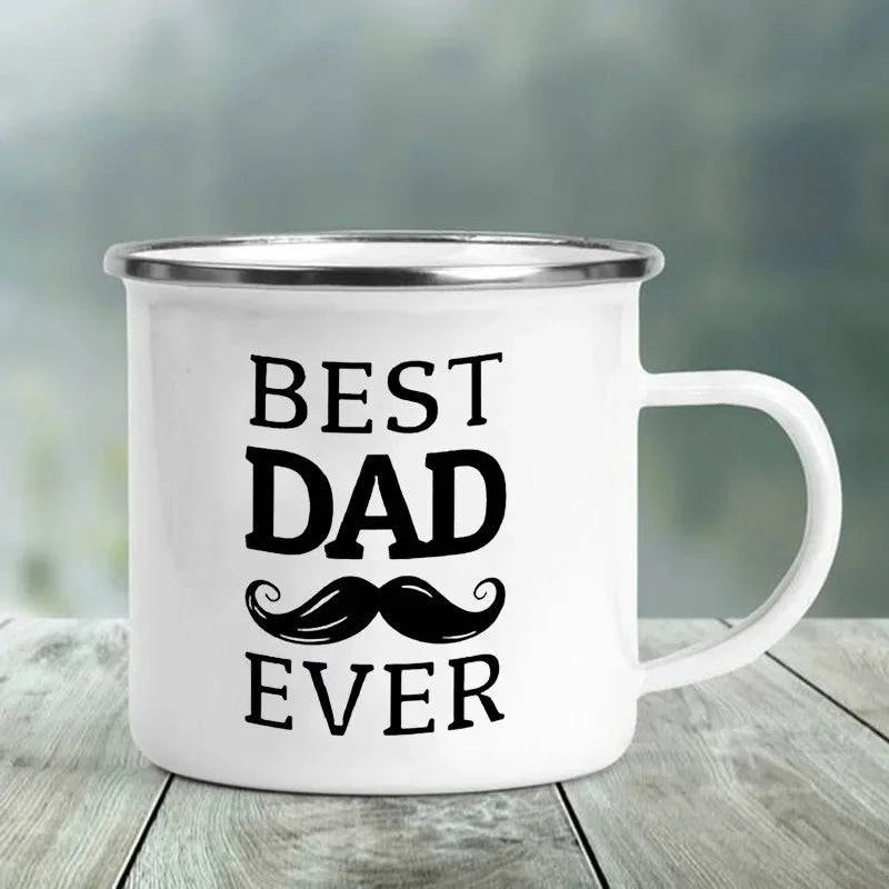 Premium Enamel Coffee Mug with Humorous Design - Perfect Gift Choice for Father's Day - Home Fads