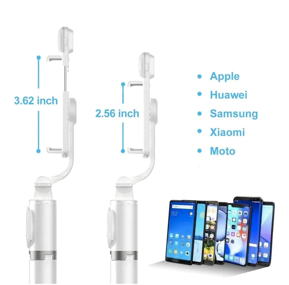 Premium Foldable Bluetooth Selfie Stick Tripod with Optional LED Fill Light, Remote Shutter Control for Android and iPhone Devices - Home Fads